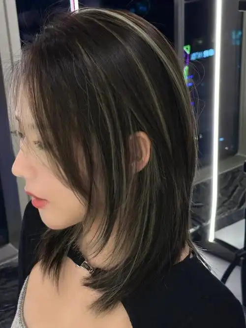 混血挑染真的太好看了不用担心黑头发长出来