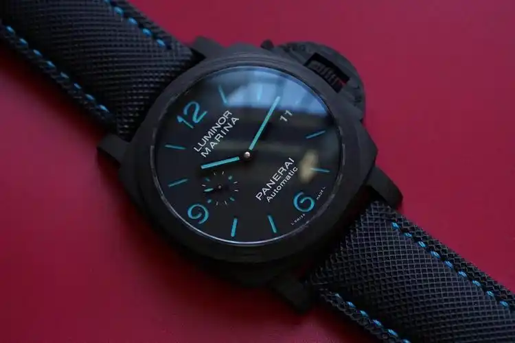 vs厂复刻沛纳海庐米诺系列pam01661日历男士机械表碳纤维壳