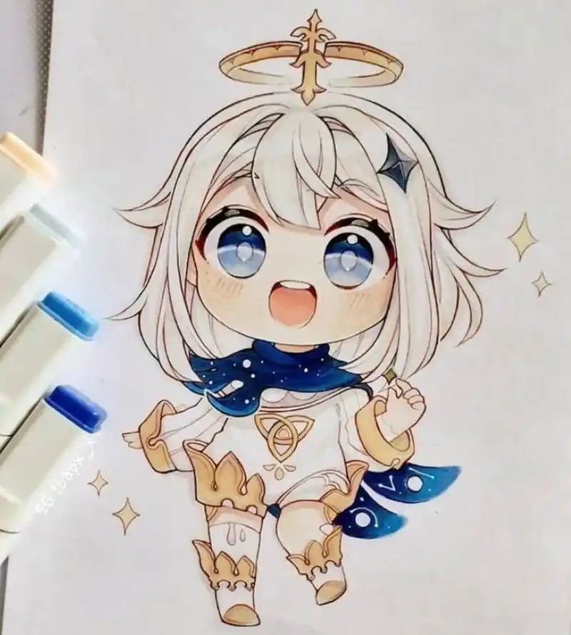 q版男生女生入门版动漫素材分享～ 简单q版入门级绘画素材分享