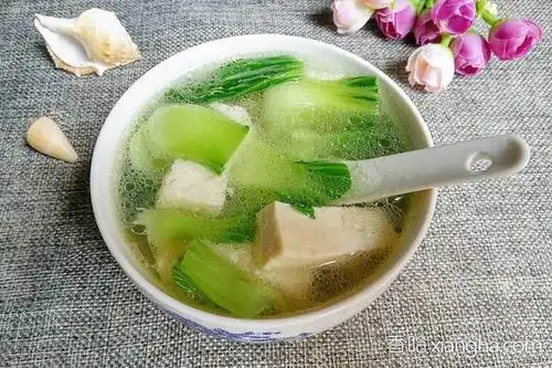 化痰止咳,散寒解表食材用料青菜豆腐汤的做法用手机看这道菜做法小