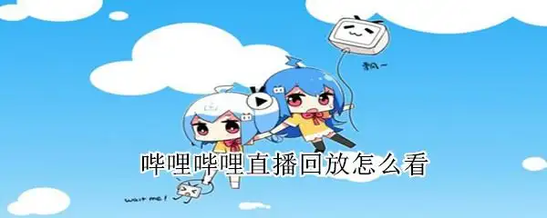哔哩哔哩直播回放怎么看