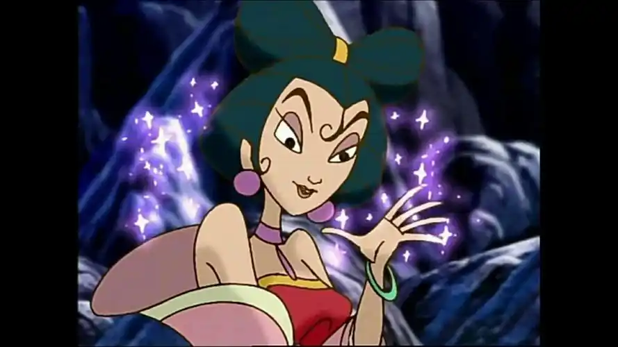 《哪吒传奇》中的妲己跟石矶和申公豹一起干了不少坏事,小时候真的很