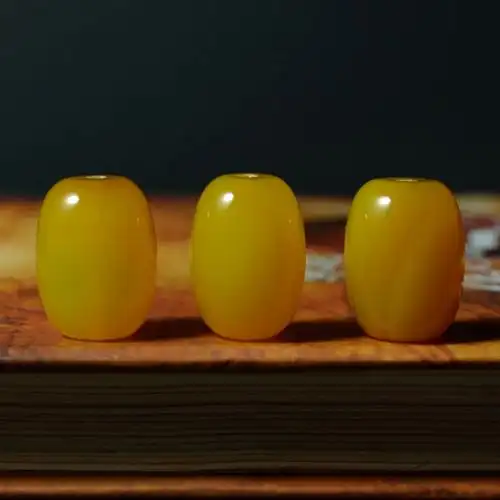 天然玛瑙 藏式黄玛瑙桶珠长勒子吊坠 菩提佛珠diy百搭玉髓隔珠