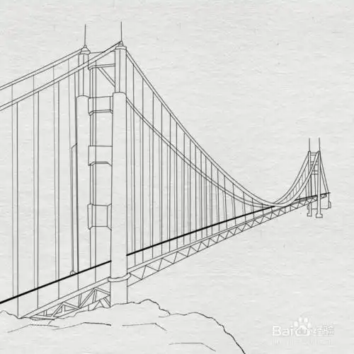 港珠澳大桥儿童简笔画教程