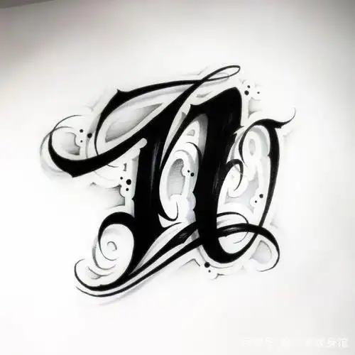 哈尔滨纹身店之花体字母纹身图案大全!让你意想不到的精美素材!