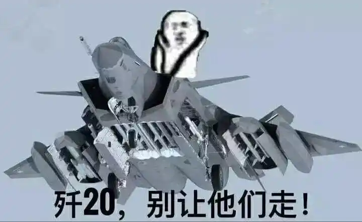 歼20,别让他们走!
