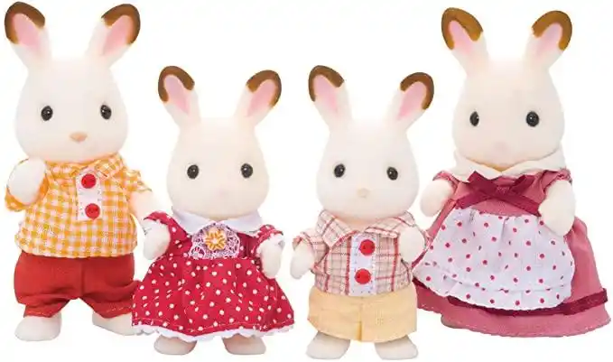 sylvanian families 森贝儿家族 人偶 巧克力兔家族 fs-1