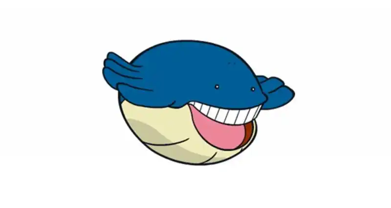 《宝可梦:剑/盾》铠之孤岛吼吼鲸图鉴:进化链:吼吼鲸吼鲸王(40级时