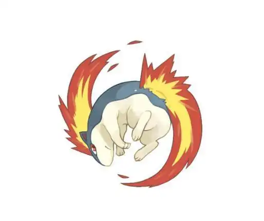 精灵宝可梦图鉴156背部火焰更加旺盛更加好战的火岩鼠