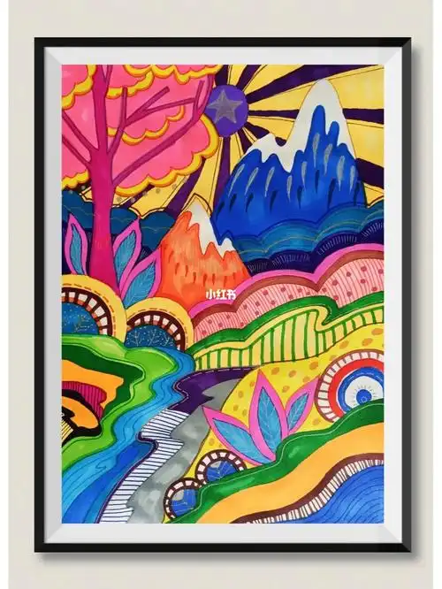 平面风景装饰画