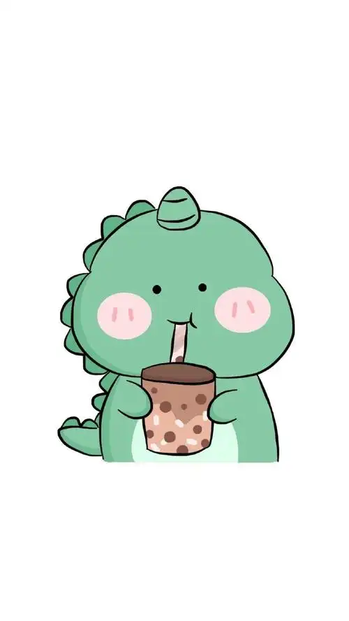 萌系可爱的小恐龙手机壁纸