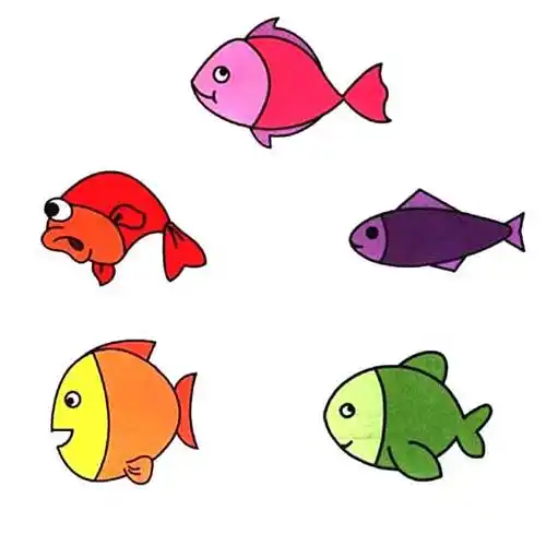 关于鱼的简笔画:鱼儿会睡觉吗