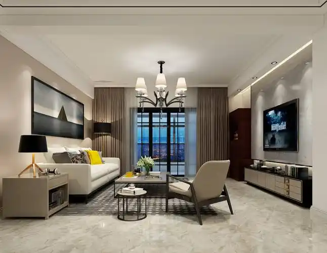 客厅吊顶装修图 客厅吊灯效果图