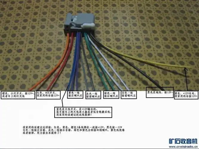 锋范cd机接线图及尾线使用方法 - 〓发烧音响专区〓 - 矿石收音机论坛