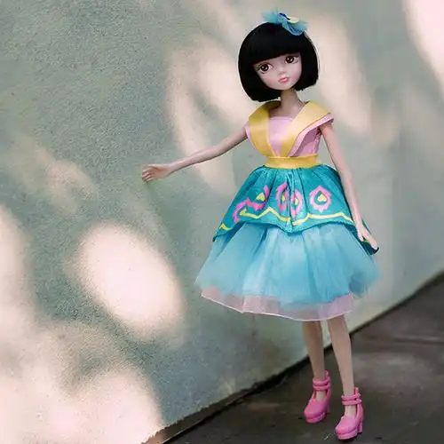 可儿娃娃 十周年版孔雀可儿 翠绿纱裙