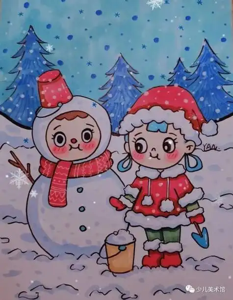关于冬天的儿童画关于冬天的儿童画简笔画