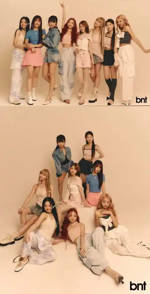 女团unis拍摄bnt画报 期待在全球舞台闪耀绽放