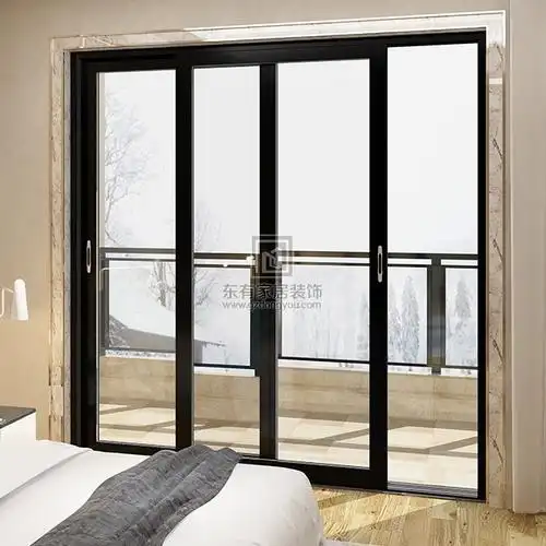 莱恩(len) 三轨带纱扇推拉门