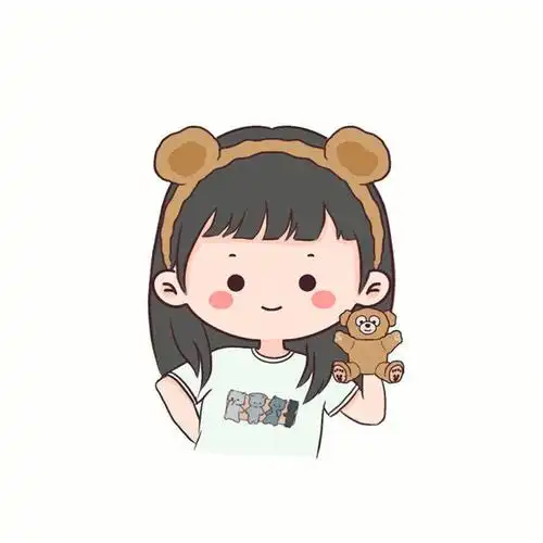 卡通超可爱小女孩头像图片