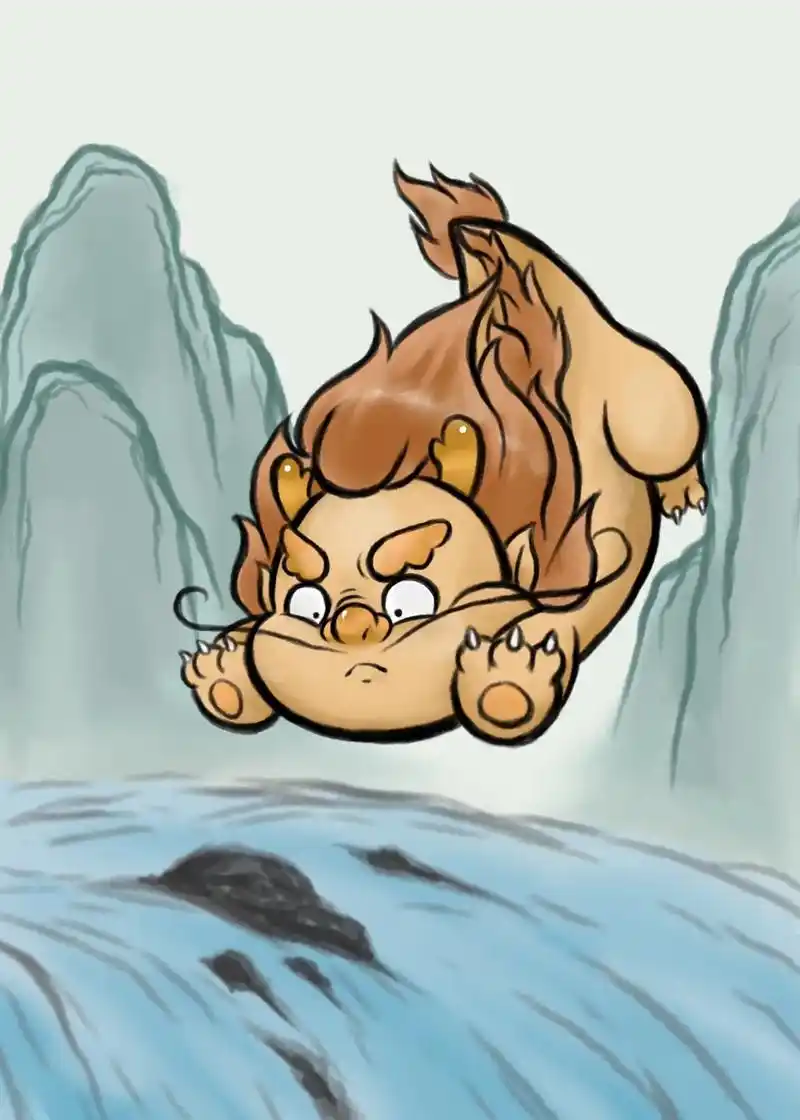 恶龙咆哮.#卡通 #这也太可爱了吧 #国潮 #肥龙在此 - 抖音