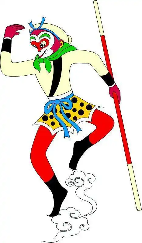 孙悟空能腾云驾雾,会七十二变,还有一双火眼金睛.