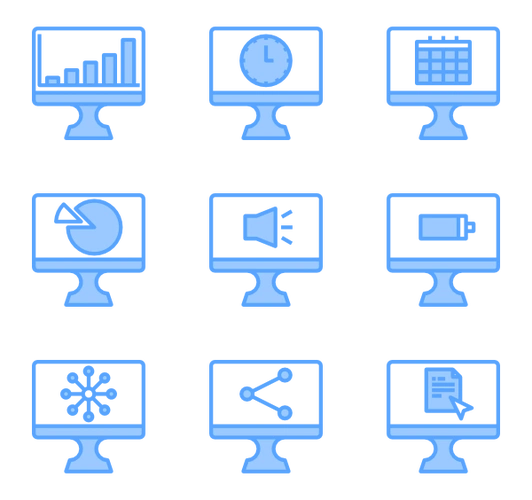 电脑显示器图标