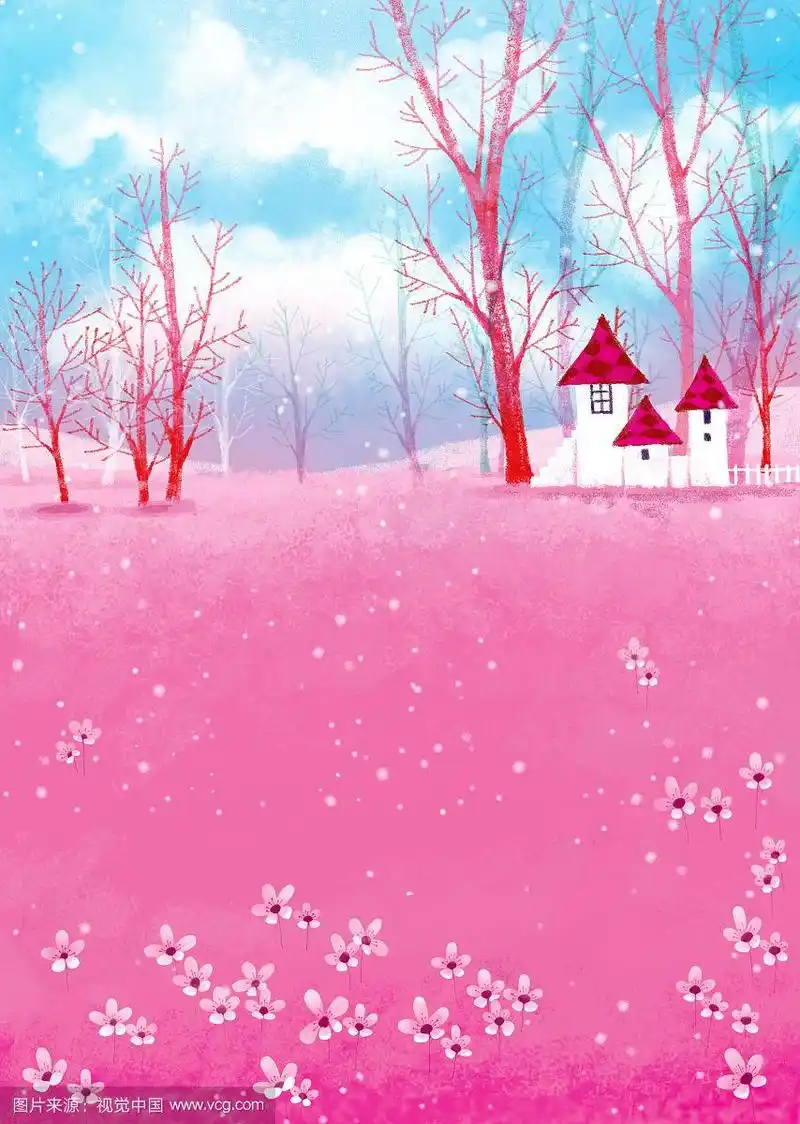 唯美背景元素组图共3000多幅-粉红色的回忆