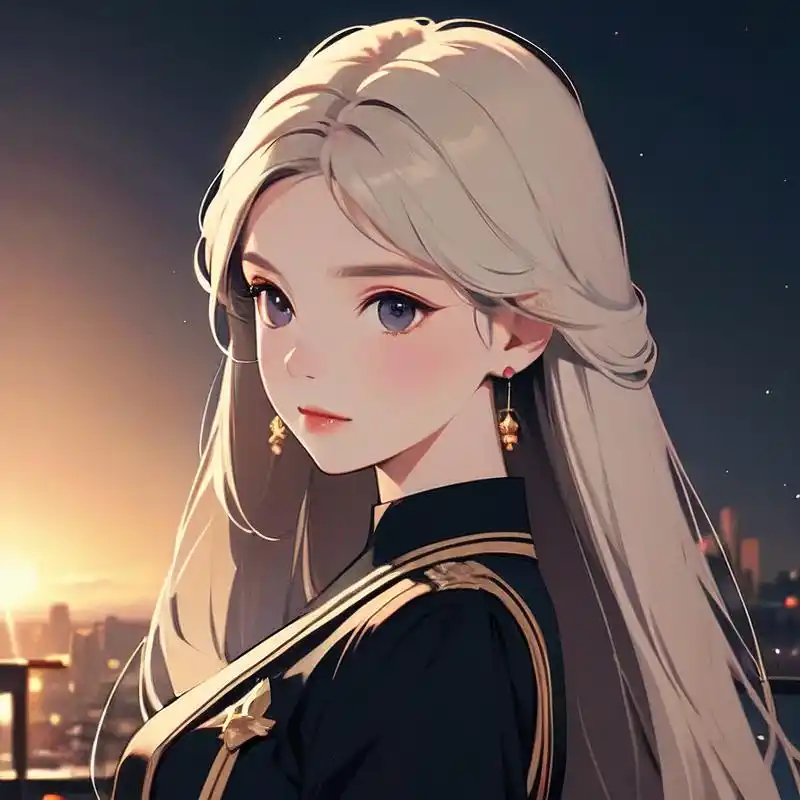 95侧脸女生头像,清新淡雅之选94