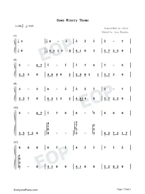 原神#原来你也玩原神#原神日常#简谱#刘浩存#钢琴#钢琴简谱#蒙德