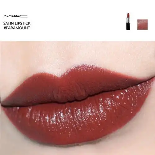 mac子弹头唇膏 paramount 棕红色超适合秋冬,超像阿玛尼红管200