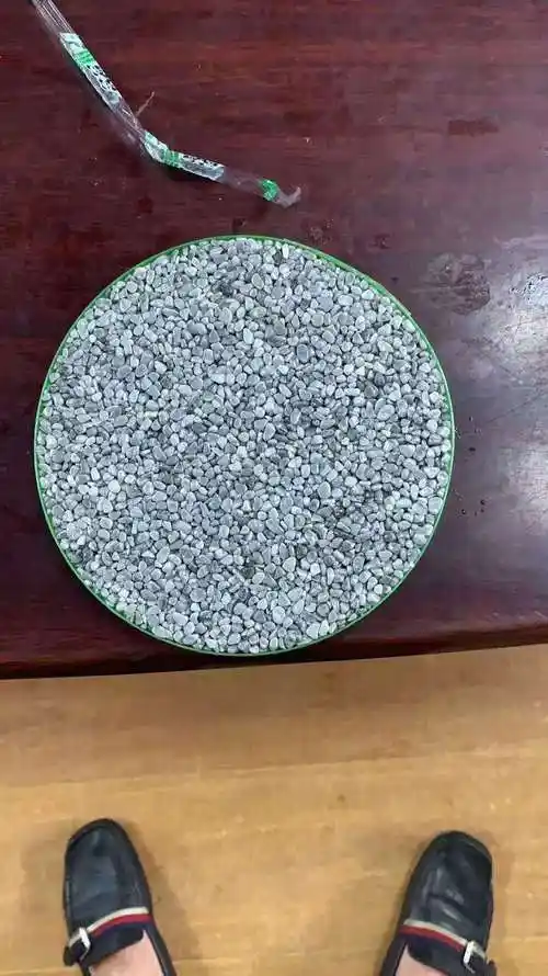 现货批发黑黄红灰彩色米石 洗米石 园林绿化盆栽装饰用磨圆石米