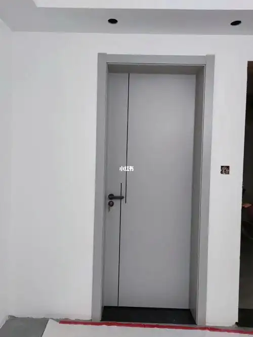 实木房门 安全下车 玉灰色