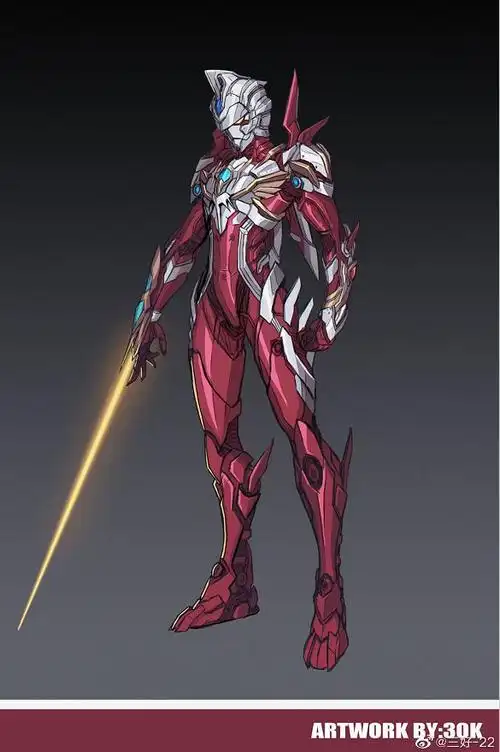 粉丝自制机动麦克斯奥特曼吊打官方图稿求求你快去上班吧