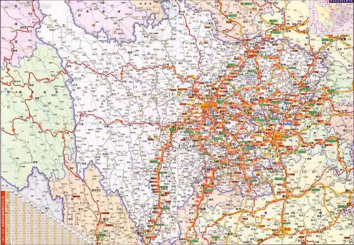 四川交通地图最新版