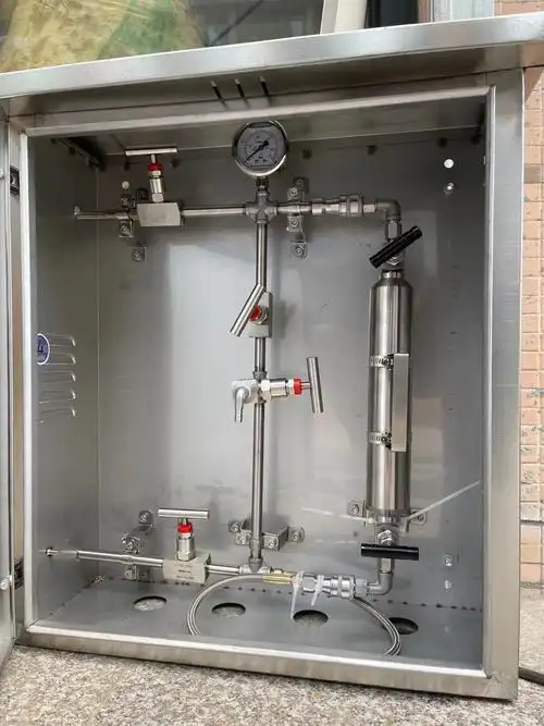 密闭采样器储罐密闭取样器液体气体工业取样器箱体法兰式高压带阀