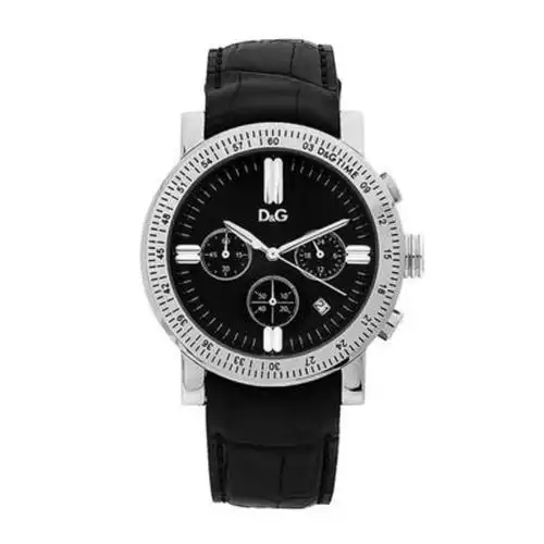 杜嘉班纳(d&g) 时尚潮流 黑色皮带 男士石英表【图片 价格 品牌 报价