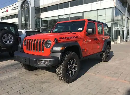 全新牧马人珊瑚橙色和熔岩红色实拍颜色对比