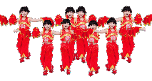 【原创音画素材】透明gif格式舞蹈人物制作03