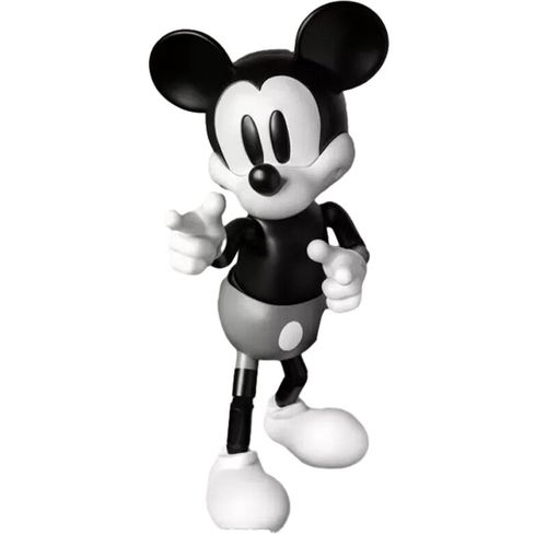 野兽王国经典系列米奇限定复古特殊配色黑白动画可动收藏人偶手办礼物