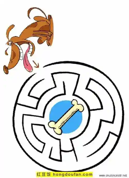 13张彩色迷宫图纸!为孩子们准备的假期礼物!-红豆饭小学生简笔画大全