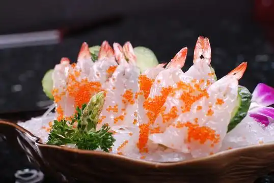 玻璃虾刺身图片