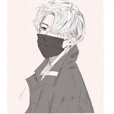 戴口罩男神动漫头像 高清帅气戴口罩的动漫男神头像图片_男生头像_美