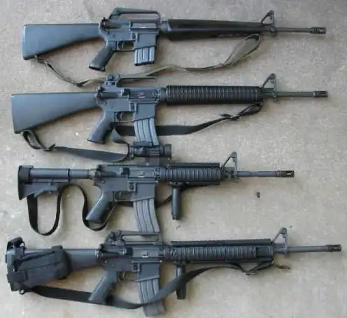 m4a1步枪和m16步枪的差别在哪里