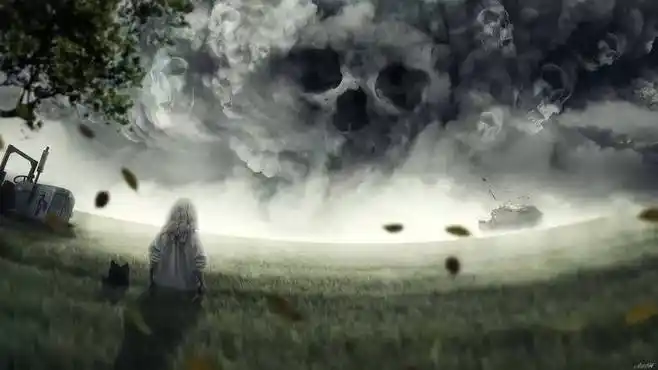 韩国插画师jason 当这个世界开始荒芜,只有我们如同囚鸟一般无力挣扎