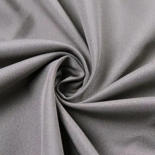保安灰色交织绸衬衫面料 涤棉面料保安制服衬衫面料a