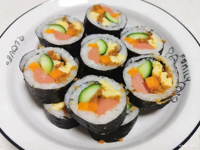 家常寿司,用最普通的食材制作,用自己喜欢的食材制作