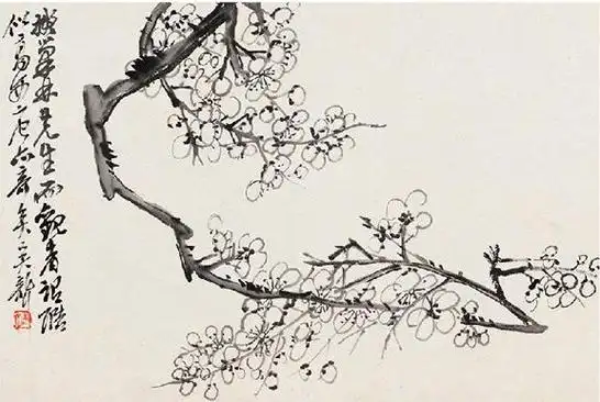 清 吴昌硕《墨梅册》