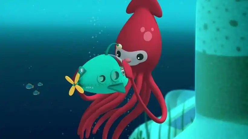 海底小纵队:呱唧遭到袭击,没想到是海中霸主大王乌贼