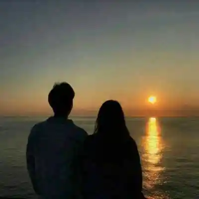 唯美境界背影恋人头像