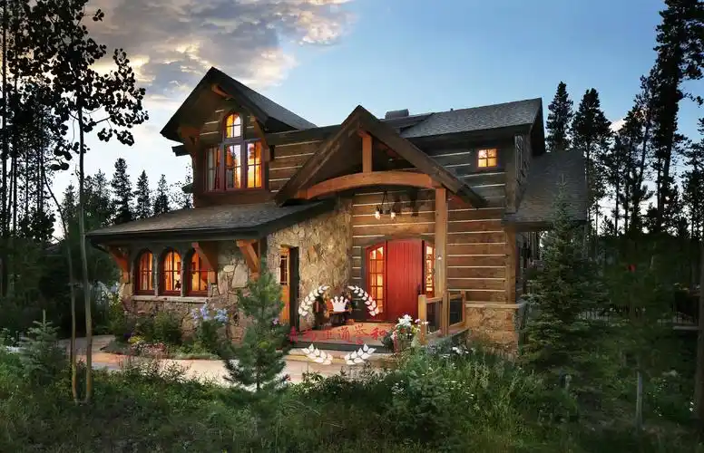 木屋别墅会所度假酒店木房子民宿酒店芬兰木防腐木木屋青岛正通誉和